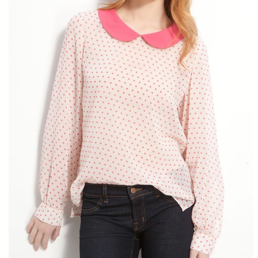 Trouve Peter Pan Collar Blouse Large
